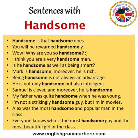 handsome fellows|handsome fellow sentence examples.